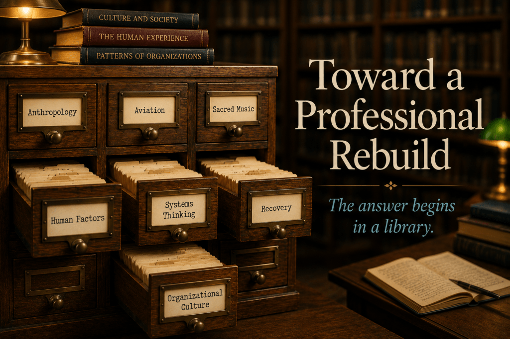 Toward a Professional&nbsp;Rebuild
